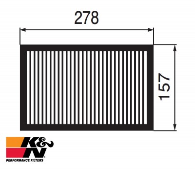 K&N Air Filter 33-2166