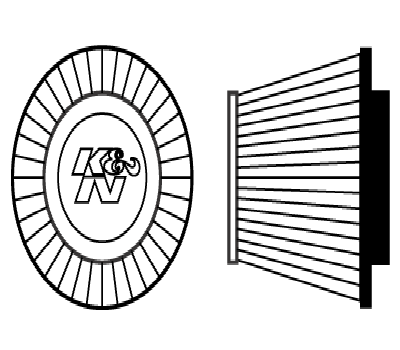 K&N Air Filter PC-0945