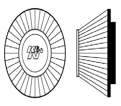 K&N Air Filter PC-0951