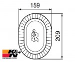 K&N Air Filter RC-3160