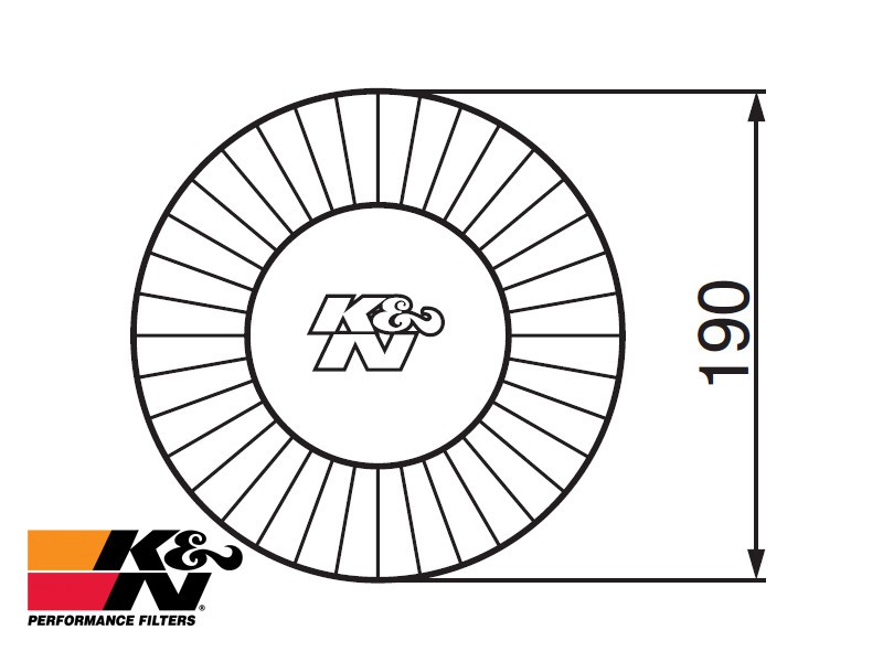 K&N Air Filter RF-1009