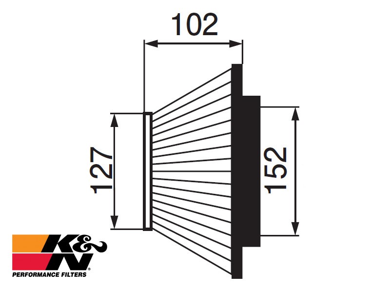 K&N Air Filter RF-1009