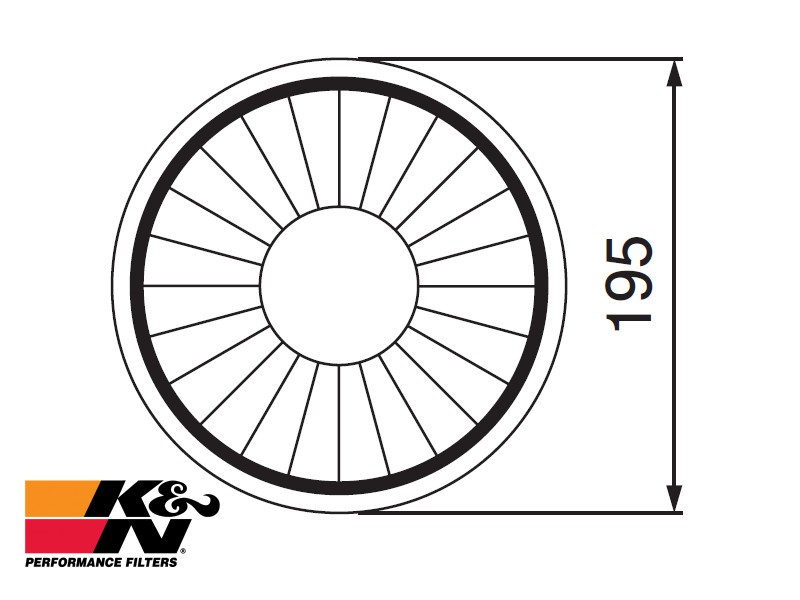 K&N Air Filter RF-3301A